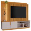 Home Theater Amparo 1,82m p/ TV 60" ripado cor cinamomo-OFF JCM