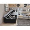 Box Baú Solteiro Base New Prime Suede Preto 88x188x43 S. E. Movelaria