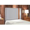 Cabeceira Solteiro Factor Suelen 90cm Cinza 2M Móveis  