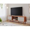 Rack bancada Berlim 1,80m Cinamomo/Off White Permóbile 