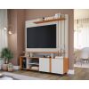 Home Theater Valência 1,60m p/ TV até 55" Cinamomo/Off White Permóbile