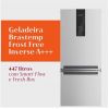 Geladeira Brastemp 447L BRE57FBANA Frost Free Duplex BRANCA 110v