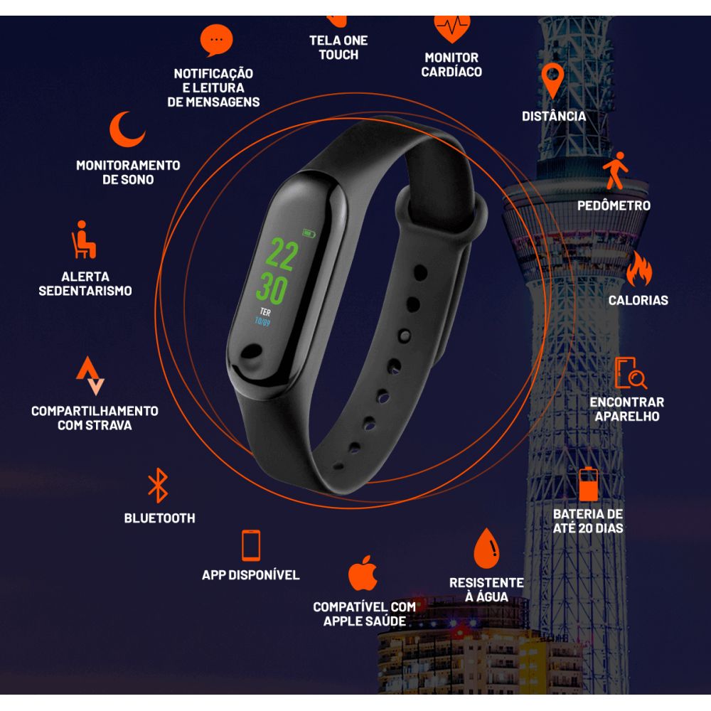 smartband toquio multilaser