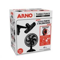 Ventilador de Mesa Arno Turbo Force 2 Em 1 VF42 40cm  126W Preto 110v