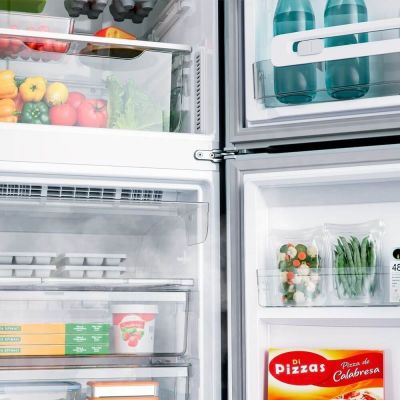 Geladeria/Refrigerador  Frost Free 397 litros Freezer Embaixo CRE44 - 110 Volts