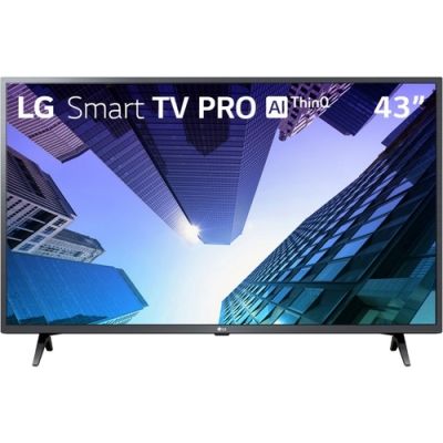 TV Smart 43" LED LG 43LM631C0SB Full Hd com Wi-Fi, 2 USB, 3 HDMI