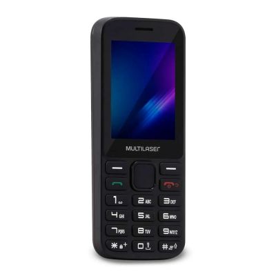 Telefone Celular Multilaser Preto Zapp 3g Tela 2,4 p9098