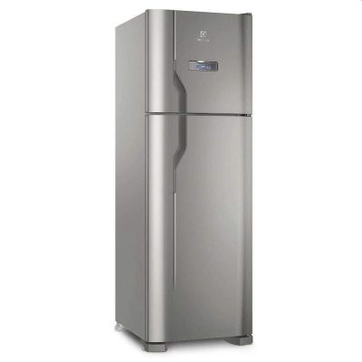Refrigerador Electrolux DFX41 Frost Free Turbo 371 Litros - Inox - 110 Volts