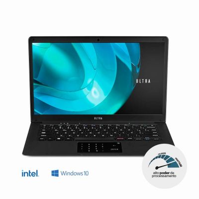 Notebook Ultra Pentium, 4GB 500GB HDD, 14´, Windows 10 Preto - UB322