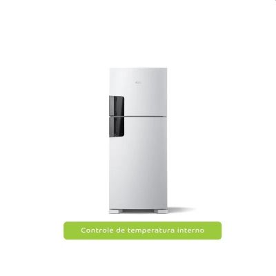 Geladeira Consul CRM50HB 410L Frost Free Duplex com Controle Interno de Temp Espaço Flex Branca 110v