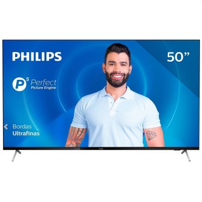 TV Smart LED 50" UHD 4K Philips 50PUG7625/78 com HDR10+, Dolby Vision