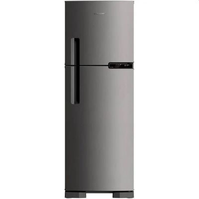 Geladeira Brastemp BRM44HK Frost Free Duplex com Compartimento Extrafrio e Fresh Zone Inox 375l 110v