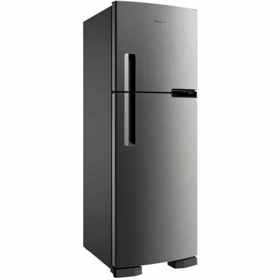 Geladeira Brastemp 375L BRM44HK Frost Free Duplex Fresh Zone Inox 110v