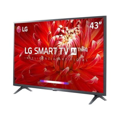 TV Led 43 Smart Full HD 43LM6370PSB WiFi Bluetooth HDR ThinQ AI 3 HDMI LG