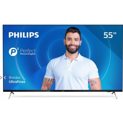 TV Led 55 Smart 4K UHD 55PUG7625/78 Philips HDR10+, Dolby Vision, Dolby Atmos 