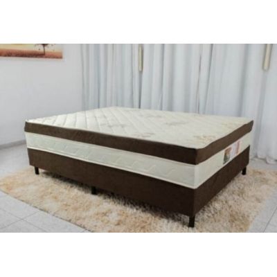 Colchobox Ortopédico Casal Sonho Bom Marrom 138x188x50 Nosso Sonho