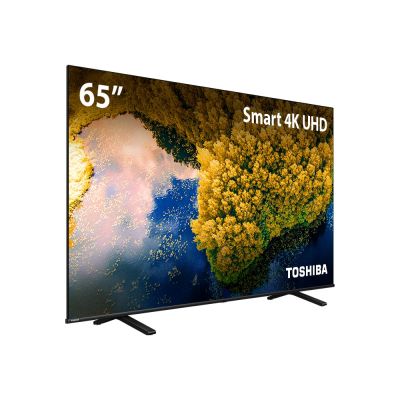 TV Smart 65" LED Toshiba 4k Ultra HD 65C350LS TB010M HDMI Wi-Fi Dolby Áudio