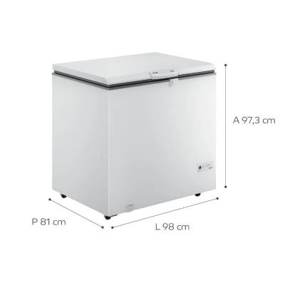 Freezer Horizontal Consul 309 Litros com 1 Porta CHA31FB Branco 110v