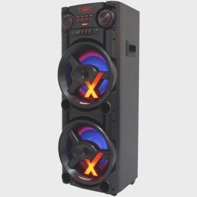  Caixa de Som Amplificada Amvox Aca190 Bluetooth 1900w Rms Woofer Mp3 Usb Led Tws Bivolt