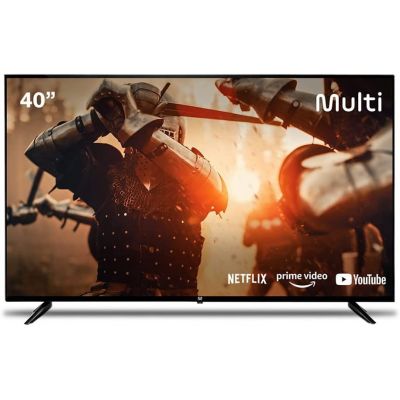 TV Smart 40" LED Multilaser  Full HD TL045 Android Wi-Fi 3xHDMI 2xUSB  