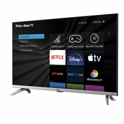 TV 32 Philco LED Smart TV HD PTV32G7PR2CSBLH Quad-Core 2 HDMI 1 USB Bivolt