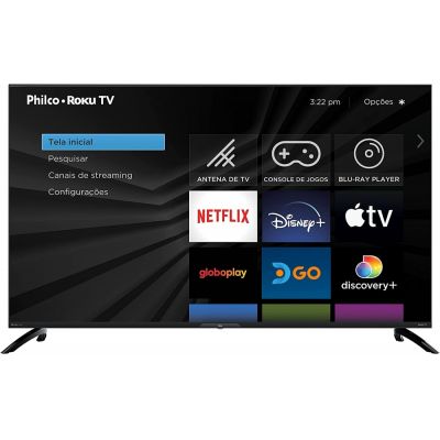 TV 50 Philco LED Smart Ultra HD 4K PTV50G7ER2CPBL Dolby Wi-Fi HDR10 HDMI 