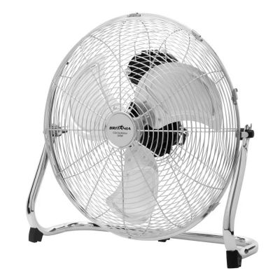 Circulador de Ar Britânia C50 Cromado 50cm 200W Turbo Oscillation 110v