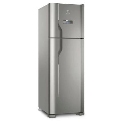 Refrigerador Electrolux DFX41  Frost Free 371L Turbo Congelamento 2P Inox 220v
