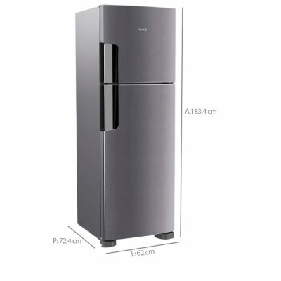 Geladeira Consul 386L CRM44AK Frost Free duplex com Altura Flex Função Turbo e Freezer Espaçoso 110v