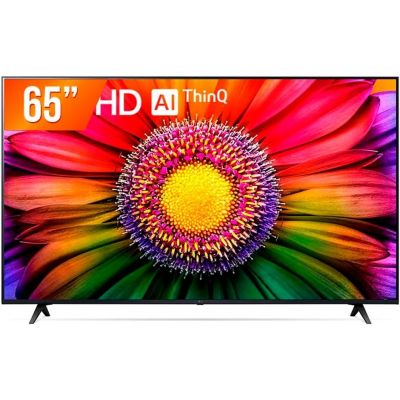 TV Smart 65" LED LG 4K UHD 65UR871C Ultrafina Webos23 ThinQAi Google Alexa