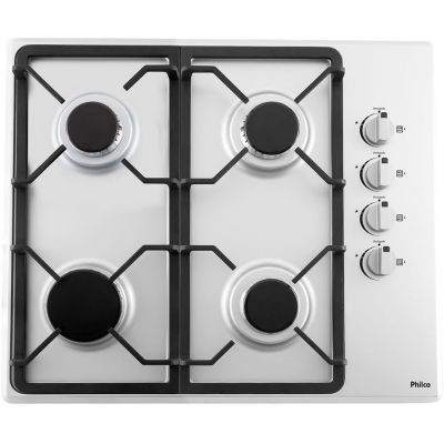 Cooktop a Gás Philco 4 bocas PCT041 Aço Inox Bivolt 