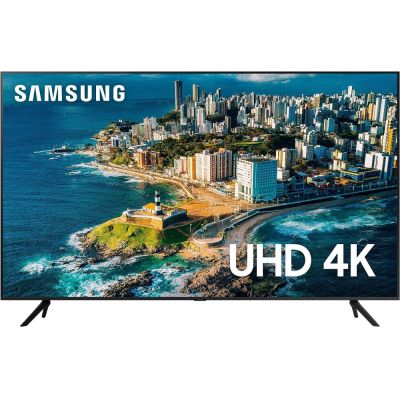 TV Smart 65" LED Samsung Crystal UHD 4K 65CU7700 Gaming Hub Tela sem Limites