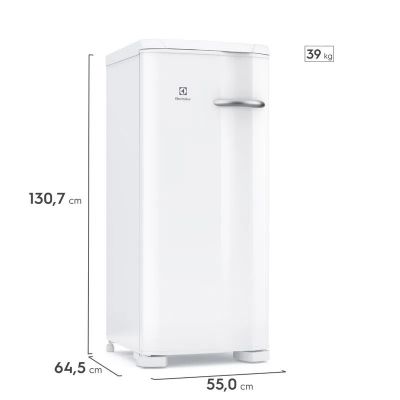 Freezer Vertical Electrolux uma Porta 162L FE19 Branco 110 v