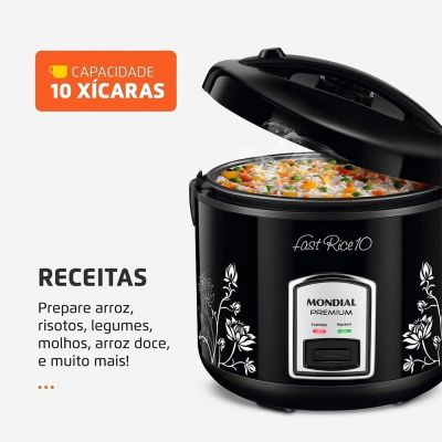 Panela Elétrica de Arroz Mondial Pe-44 10 Xícaras 700w 110v