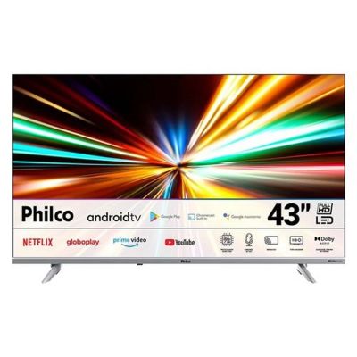 TV 43 LED Smart Full HD PTV43E3AAGSSBLF Wi-Fi, USBHDMI, Dolby Audio, Philco