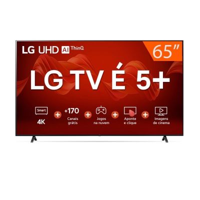 TV Smart 65" 4K LG UHD ThinQ AI 65UR8750PSA HDR Bluetooth Alexa Google