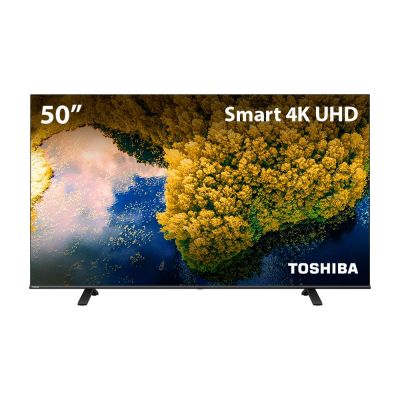 Smart TV 50" LED Toshiba 4K Ultra HD 50C350MS TB012M Vidaa Bluetooth