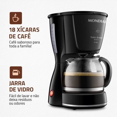 Cafeteira Elétrica Dolce Arome Mondial C-30-18x-Fb 110v