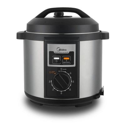 Panela Elétrica de Pressão 6 L PPB71 Mecânica Inox Midea 1000w 110v