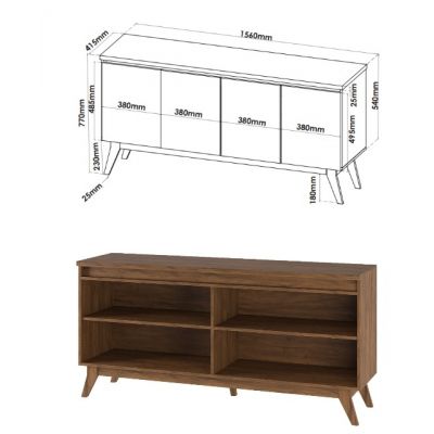 Buffet Flip 1,56 Mel/Off Viero