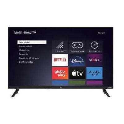 Smart TV 32" HD Dled Multi Roku Wi-fi Dolby Audio TL052M