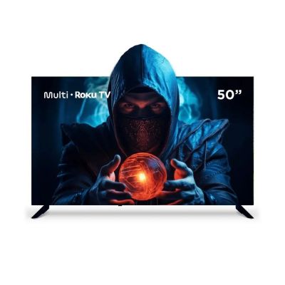 Smart TV 50" UHD 4K Multi TL059M Roku, Processador Quad Core, Dolby Audio, Alexa e Google Home