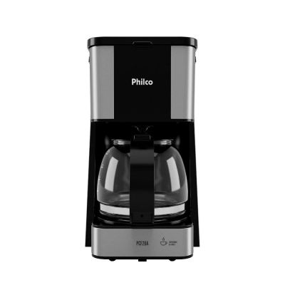 Cafeteira Elétrica Philco Pcf20a 20 Xícaras Jarra De Vidro  Preto 650w 110v