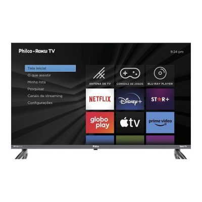 Smart TV 32" HD LED Philco PTV32E3ERSGB Roku Tv QuadCore