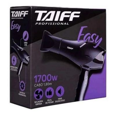 Secador de Cabelo Taiff Easy 2 Velocidades 2 Temperaturas 1700W