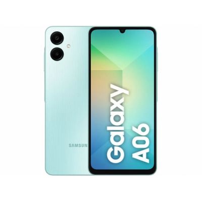 Smartphone Samsung Galaxy A06 Verde Claro 128/4GB RAM 6,7" Câm. Dupla + Selfie 8MP