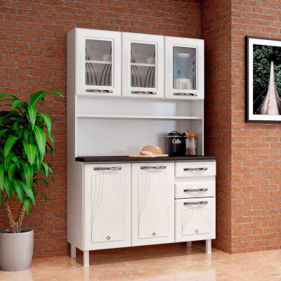 Armário de Aço Kit Triplo 1,20m Star New Branco Telasul