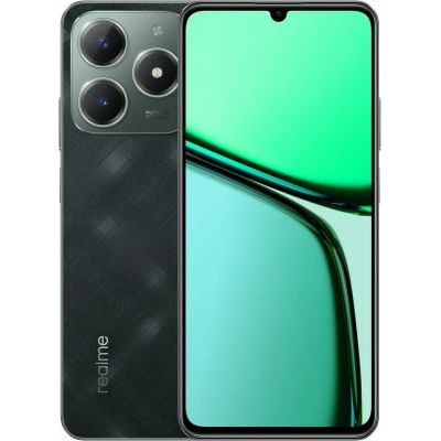 Smartphone Realme C61 Dark Green RMX3930 256G/8GB  NFC Tela 6.74 Câmera A.I. 50MP