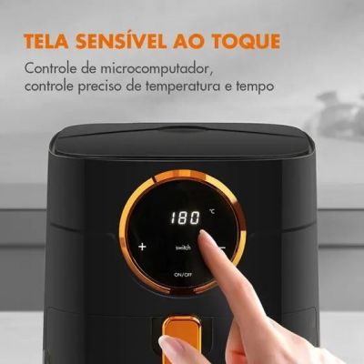 Air Fryer Fritadeira Elétrica 4l Digital Touch GA-E45A01 Gaabor 1400W 110v