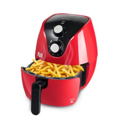 Air Fryer Fritadeira Elétrica 4L Vermelha GO203 Vermelha 1500W 110v